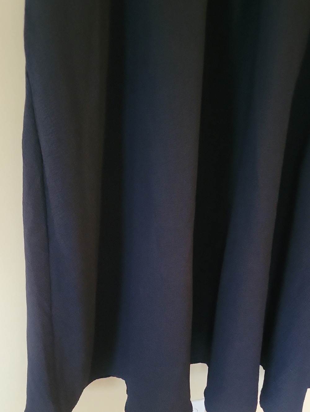 Anne Klein Navy Sleeveless Midi Dress with Side Tie - Picture 7 of 7